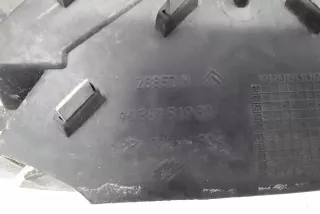 9636751980 , art754450 Заглушка (решетка) в бампер передний Citroen C5 1 Арт 754450, вид 3