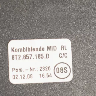 8T2857185D , art240221 Пластик салона Audi A5 (S5,RS5) 1 Арт 240221, вид 3