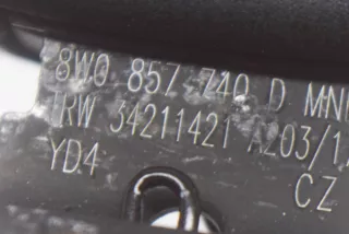 8W0857740D , art901363 Ремень безопасности задний правый Audi A5 (S5,RS5) 2 Арт 901363, вид 6