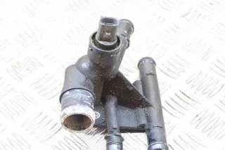 06F121133G , art467439 Фланец (тройник) системы охлаждения Volkswagen Passat B6 Арт 467439, вид 1