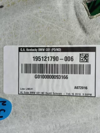 51445A6B317, 8092348 Обшивка потолка BMW X3 G01 Арт ARM260192, вид 16