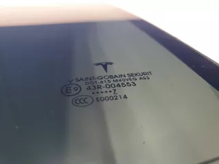 105271600D Стекло двери задней правой Tesla model X Арт ZAP272182, вид 2