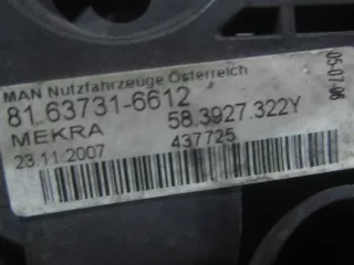 81637316612 Кронштейн зеркал правый MAN TGA Арт 20291, вид 3