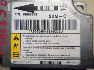 15905808 Блок AirBag Chevrolet Tahoe GMT900 Арт E95404038, вид 4