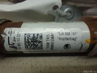 5JA880741 Подушка безопасности боковая (шторка) Seat Toledo 1 Арт E95038027, вид 3