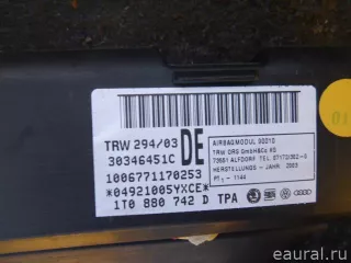 1T0880742D Подушка безопасности боковая (шторка) Volkswagen Touran 1 Арт E7984542, вид 2