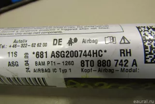 8T0880742A Подушка безопасности боковая (шторка) Audi A5 (S5,RS5) 1 Арт E80306333, вид 4