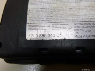 7L0880240D Подушка безопасности боковая (в сиденье) Volkswagen Touareg 2 Арт E22383940, вид 2
