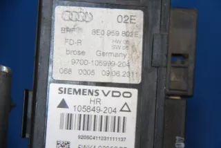 8E0959802B Моторчик стеклоподъёмника задний правый Audi A4 B7 Арт Z143712, вид 2