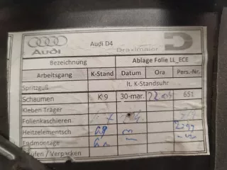 4H1857005A38M Накладка на торпедо нижняя левая Audi A8 D4 (S8) Арт Z260290, вид 3