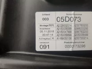 A2537308002 Стеклоподъемник задний правый Mercedes GLC X253 Арт Z264114, вид 2