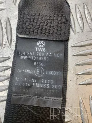 1j4857706aa , artULA12088 Ремень безопасности Volkswagen Golf 4 Арт ULA12088, вид 3