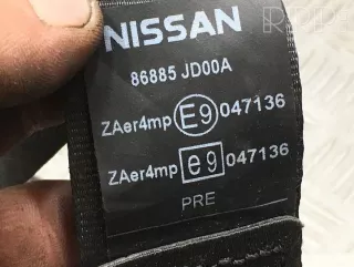 86885jd00a, e9047136, 608941800c , artLIK10152 Ремень безопасности Nissan Qashqai 1  Арт LIK10152, вид 2