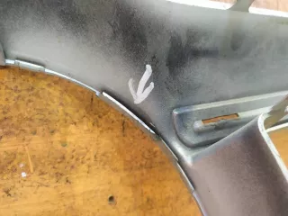 A15688802609775, A1568880260 накладка решетки радиатора Mercedes CLA c117 Арт 218789PM, вид 7