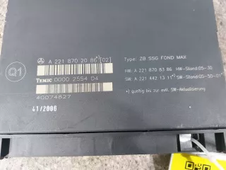 A2218702086 Блок управления сиденьем Mercedes S W221 Арт 46023043673, вид 2