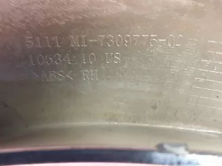 51137294486, 7309775 окантовка решетки радиатора BMW X5 F15 Арт 223966PM, вид 9