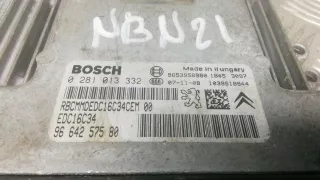 0281013332,9664257580 Блок управления двс Peugeot 308 1 Арт NBN21PC01, вид 3