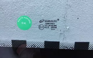 1216374 Стекло кузовное боковое правое Ford Transit 3 restailing Арт AA436771, вид 2
