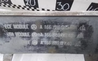 A1668808640 Накладка (юбка) переднего бампера Mercedes ML W164 Арт A980822T, вид 10