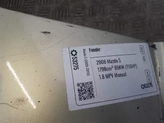 C23552111C Крыло переднее правое MAZDA 5 CR 2008 Mazda 5 1 Арт AV38509, вид 6