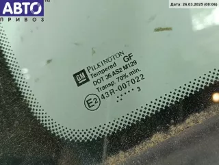 43R-007022 Стекло кузовное боковое заднее левое Opel Zafira A Арт 54258650, вид 2