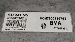 SIEMENS,BVM,7700859512,HOM7700736763,S100811202E Блок управления двигателем Renault 21 Арт 2074926-4, вид 3