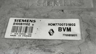 SIEMENS,BVM,HOM7700731802,7700859511,S100811102E Блок управления двигателем Renault 19 1 Арт 2071095, вид 3