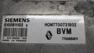 HOM7700731802,7700859511,S100811102E Блок управления двигателем Renault 19 1 Арт 2070202, вид 3