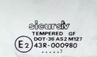 43R-000980,CUB102460 Стекло двери передней правой Rover 400 Арт 2045112, вид 2