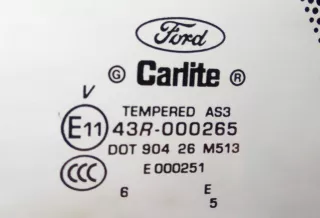 43R-000265 Стекло кузовное боковое левое Ford Explorer 5 restailing Арт 2046424, вид 2
