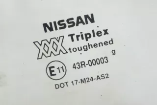 43R-00003 Стекло двери задней правой Nissan Primera 10 Арт 2036561, вид 2