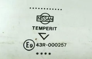 43R-000257 Стекло кузовное боковое левое Nissan Serena c23 Арт 2048105, вид 2