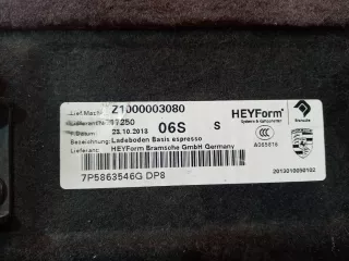 95855154600DK4, 95855154600 обшивка пола багажника Porsche Cayenne 957 Арт AR141344, вид 8