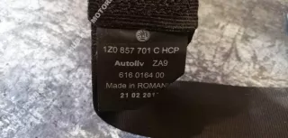 1Z0857701C Ремень безопасности передний левый Skoda Octavia A5 Арт 00077920, вид 5