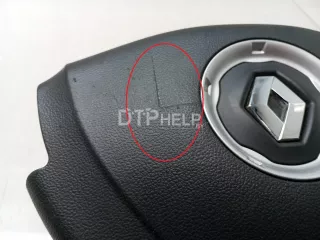 8200891578 Подушка безопасности в рулевое колесо Renault Logan 1 Арт AM90255944, вид 3