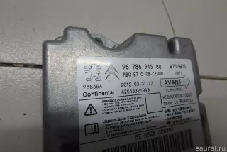 9678691580 Блок управления AIR BAG Citroen C4 2 Арт E70544874, вид 3