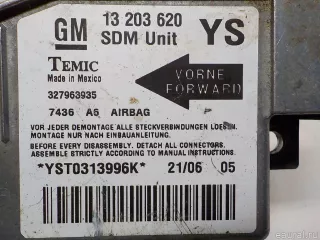 13203620 Блок управления AIR BAG Opel Meriva 1 Арт E52128939, вид 9