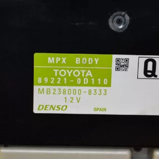 89221-0D110MB238000-8333, 82730-52L70-C , art102058 Блок комфорта Toyota Yaris 1 Арт 102058, вид 8