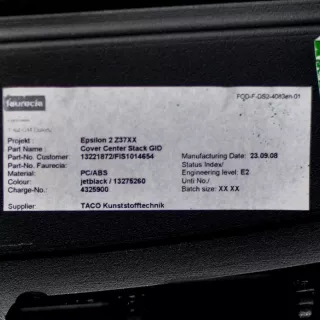49505003113221872,FIS1014654 , art72858 Дефлектор обдува салона Opel Insignia 1 Арт 72858, вид 2