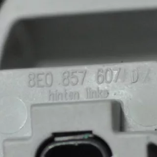 8E0857607D , art78769 Ручка внутренняя потолочная Audi A4 B7 Арт 78769, вид 1