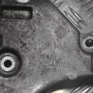 03C903143B , art113390 Кронштейн компрессора кондиционера Volkswagen Passat B7 Арт 113390, вид 4