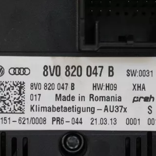 8V0820047B , art178168 Блок управления печки/климат-контроля Audi A3 8V Арт 178168, вид 5