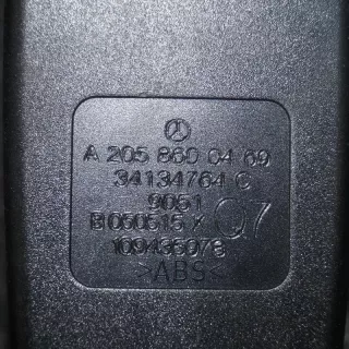 A2058600469 , art194392 Ремень безопасности Mercedes C W205 Арт 194392, вид 2