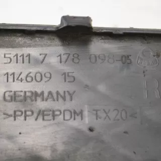 7178099717809771780987178100 , art258179 Заглушка (решетка) в бампер передний BMW 5 E60/E61 Арт 258179, вид 11