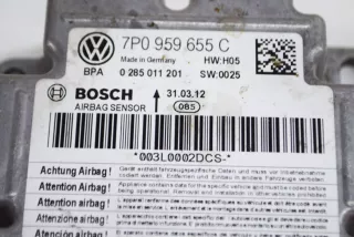 7P0959655C, 0285011201 , art3354769 Блок AirBag Volkswagen Touareg 2 Арт 3354769, вид 6