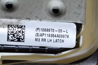 1068970-00-L , art3400005 Замок двери задней левой Tesla model 3 Арт 3400005, вид 6
