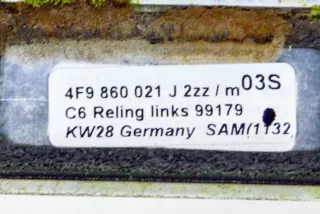 4F9860022N, 4F9860021J , art5161281 Дуги на крышу (рейлинги) Audi A6 C6 (S6,RS6) Арт 5161281, вид 5