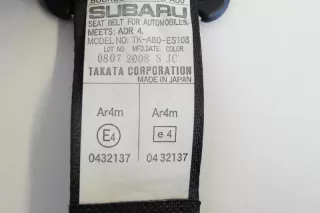TKAB0ES108 , art322942 Ремень безопасности задний правый Subaru Outback 4 Арт 322942, вид 5