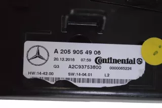 A2059054906 , art7850375 Блок управления печки/климат-контроля Mercedes C W205 Арт 7850375, вид 5