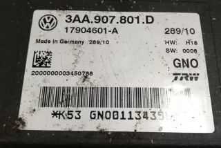 3AA907801D , art5550966 Блок ручника (стояночного тормоза) Volkswagen Passat B7 Арт 5550966, вид 3